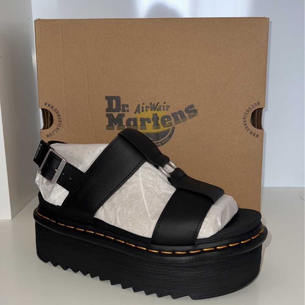 Dr. Martens Francis leather strap platform sandal